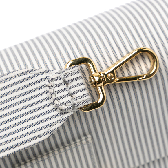 Pre-Loved Fendi Striped Jersey Baguette Satchel - Picture 8 of 10